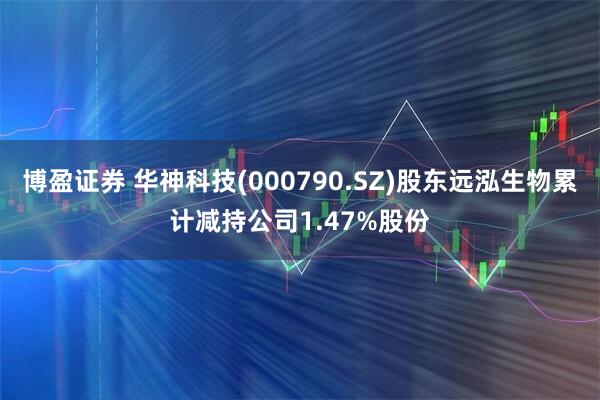 博盈证券 华神科技(000790.SZ)股东远泓生物累计减持公司1.47%股份